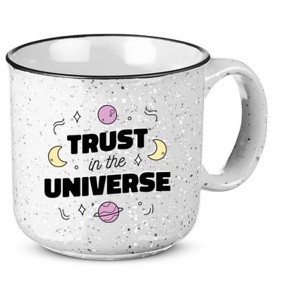 Trust In The Universe Space 15oz Campfire Ceramic Mug