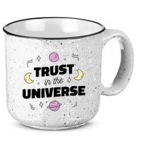 Trust In The Universe Space 15oz Campfire Ceramic Mug