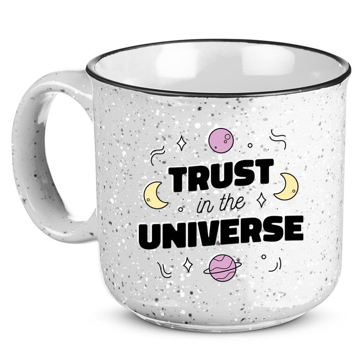 Trust In The Universe Space 15oz Campfire Ceramic Mug
