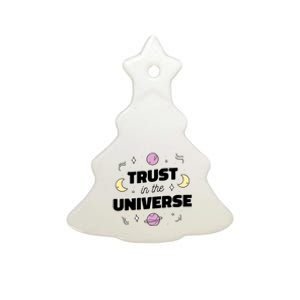 Trust In The Universe Space Ceramic Tree Ornament