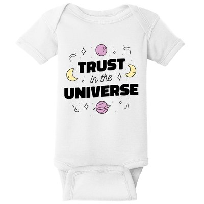 Trust In The Universe Space Baby Bodysuit