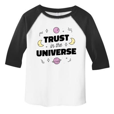 Trust In The Universe Space Toddler Fine Jersey T-Shirt