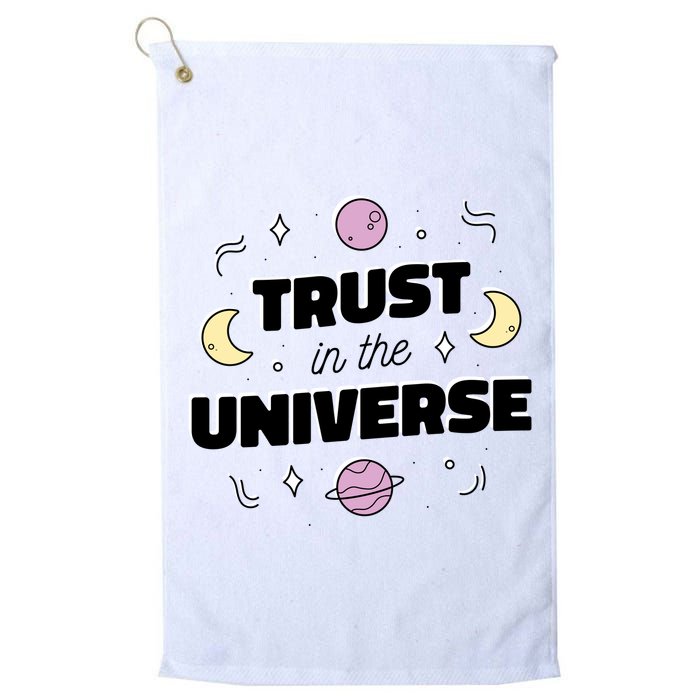Trust In The Universe Space Golf Towel