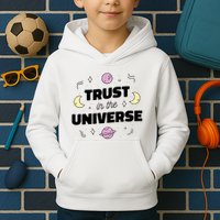 Trust In The Universe Space Kids Hoodie