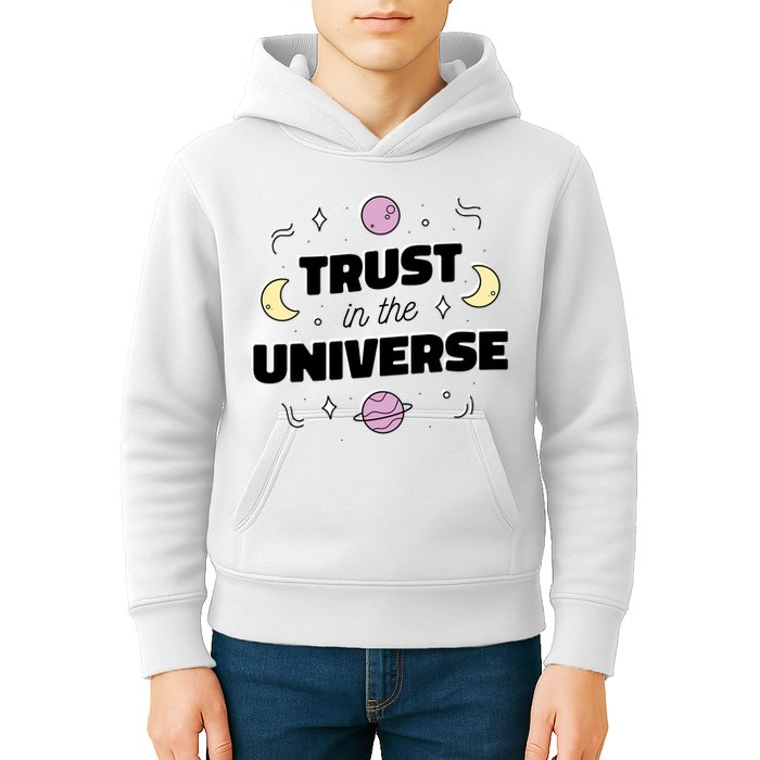Trust In The Universe Space Kids Hoodie