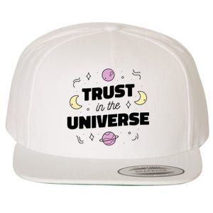 Trust In The Universe Space Wool Snapback Cap