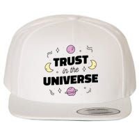 Trust In The Universe Space Wool Snapback Cap