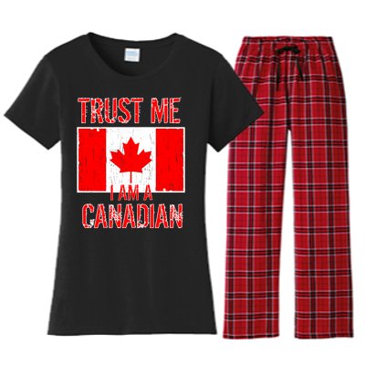 Trust Me I Am A Canadian Women's Flannel Pajama Set