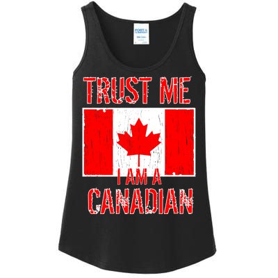 Trust Me I Am A Canadian Ladies Essential Tank