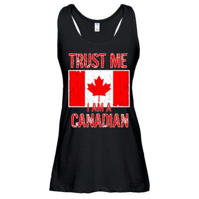 Trust Me I Am A Canadian Ladies Essential Flowy Tank