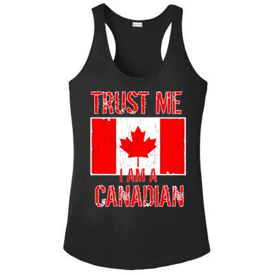 Trust Me I Am A Canadian Ladies PosiCharge Competitor Racerback Tank