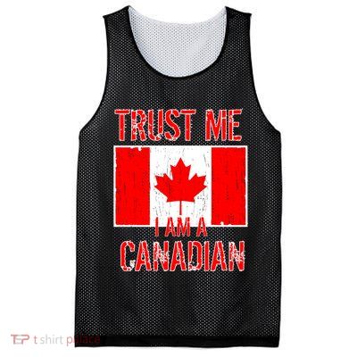 Trust Me I Am A Canadian Mesh Reversible Basketball Jersey Tank