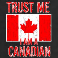 Trust Me I Am A Canadian Golf Towel