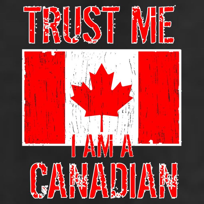 Trust Me I Am A Canadian Golf Towel