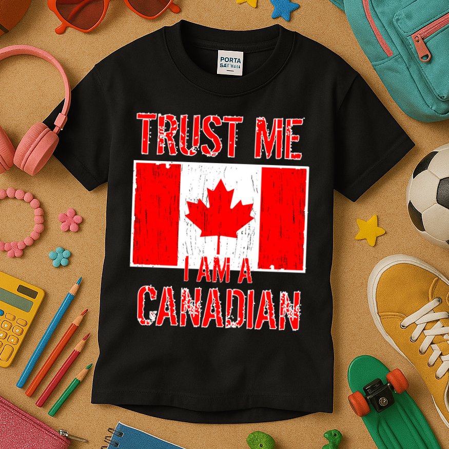 Trust Me I Am A Canadian Kids T-Shirt