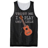 Trust Me I Play Ukulele Mesh Reversible Basketball Jersey Tank