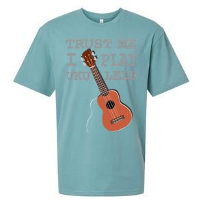 Trust Me I Play Ukulele Sueded Cloud Jersey T-Shirt