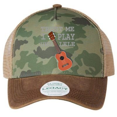 Trust Me I Play Ukulele Funny Music Legacy Tie Dye Trucker Hat