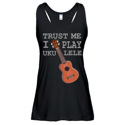 Trust Me I Play Ukulele Funny Music Ladies Essential Flowy Tank