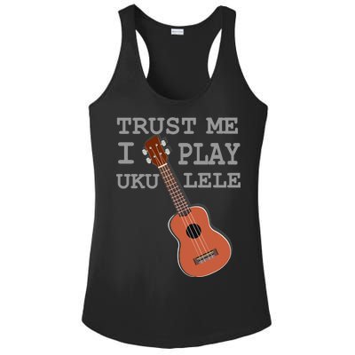 Trust Me I Play Ukulele Funny Music Ladies PosiCharge Competitor Racerback Tank