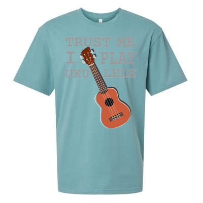 Trust Me I Play Ukulele Funny Music Sueded Cloud Jersey T-Shirt