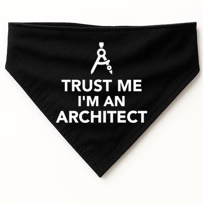 Trust Me I'm A Architect USA-Made Doggie Bandana
