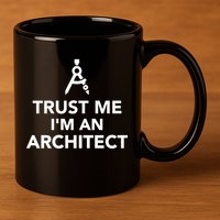 Trust Me I'm A Architect 11oz C Handle Ceramic Mug