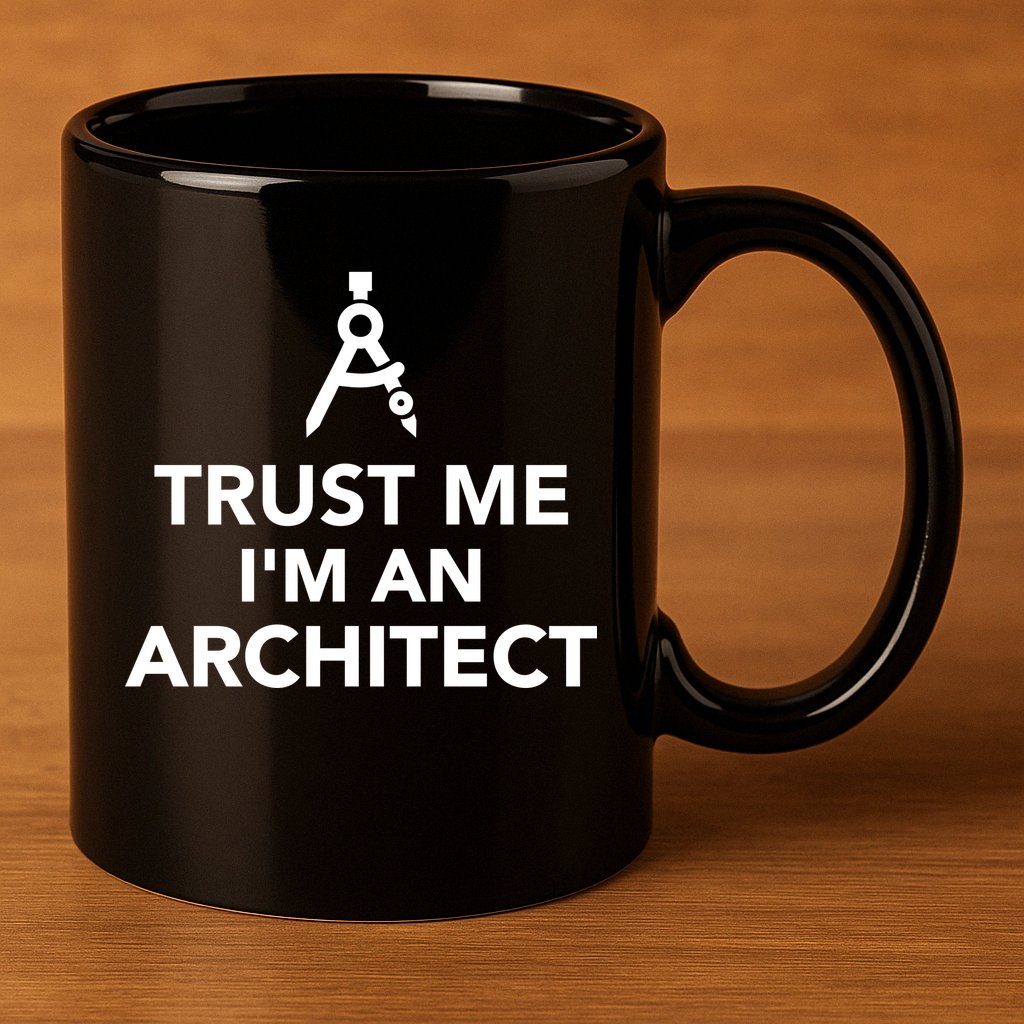 Trust Me I'm A Architect 11oz C Handle Ceramic Mug
