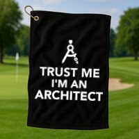 Trust Me I'm A Architect Golf Towel