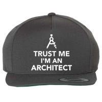 Trust Me I'm A Architect Wool Snapback Cap