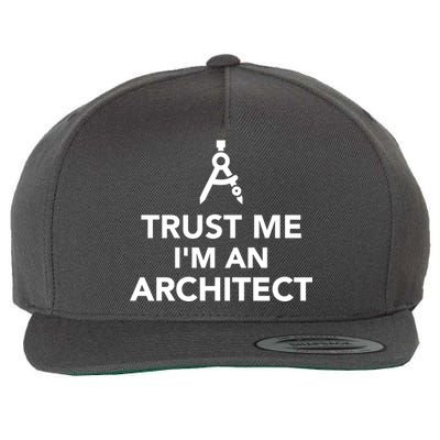 Trust Me I'm A Architect Wool Snapback Cap