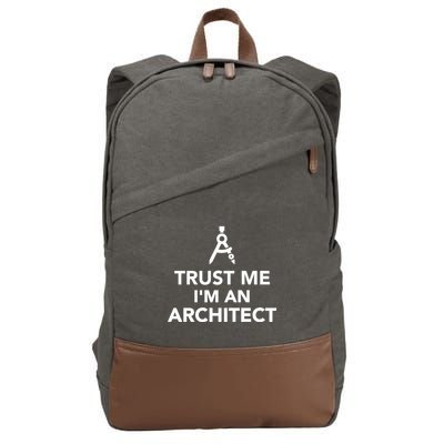 Trust Me I'm A Architect Cotton Canvas Backpack
