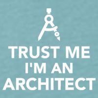 Trust Me I'm A Architect Sueded Cloud Jersey T-Shirt