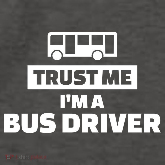 Trust Me I'm A Bus Driver Vector Backpack
