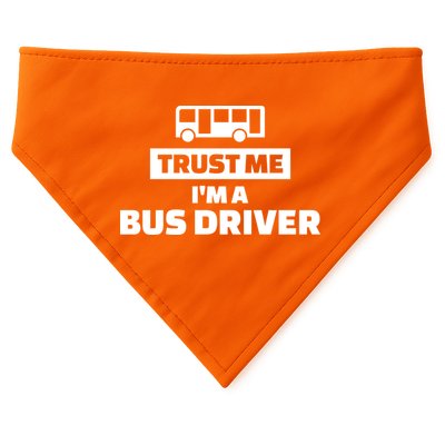 Trust Me I'm A Bus Driver USA-Made Doggie Bandana