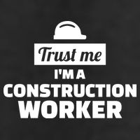 Trust Me I'm A Construction Worker Adult Drive Performance Visor