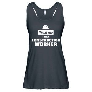 Trust Me I'm A Construction Worker Ladies Essential Flowy Tank