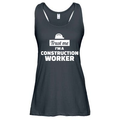 Trust Me I'm A Construction Worker Ladies Essential Flowy Tank