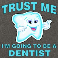 Trust Me I'm A Dentist Cotton Canvas Backpack
