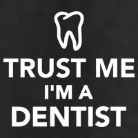 Trust Me I'm A Dentist Funny 7 Panel Mesh Trucker Snapback Hat