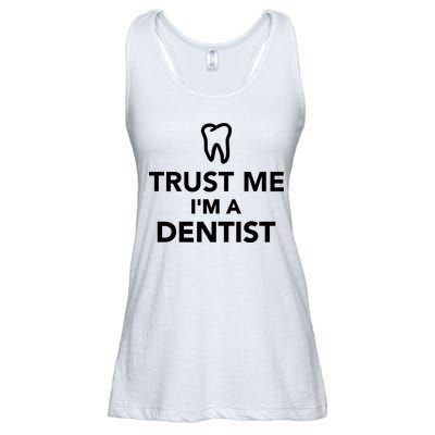 Trust Me I'm A Dentist Funny Ladies Essential Flowy Tank