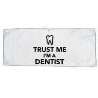 Trust Me I'm A Dentist Funny Large Microfiber Waffle Golf Towel