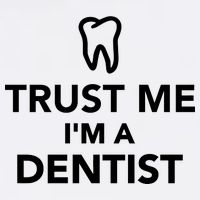 Trust Me I'm A Dentist Funny Women's V-Neck T-Shirt