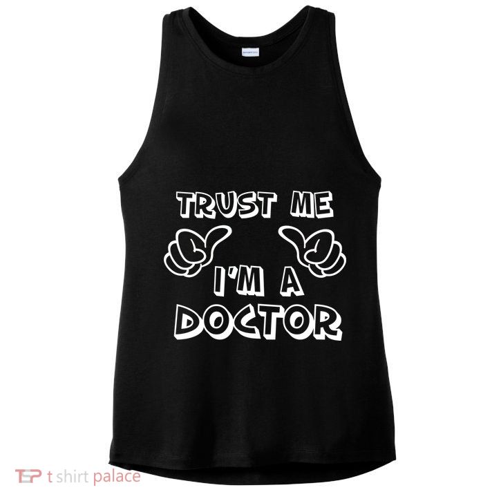 Trust Me I'm A Doctor Ladies PosiCharge Tri-Blend Wicking Tank