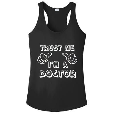 Trust Me I'm A Doctor Ladies PosiCharge Competitor Racerback Tank