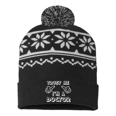 Trust Me I'm A Doctor USA-Made Snowflake Beanie