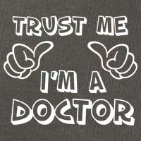 Trust Me I'm A Doctor Cotton Canvas Backpack