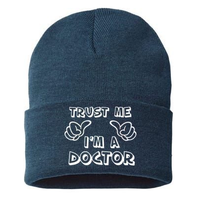 Trust Me I'm A Doctor Sustainable Knit Beanie