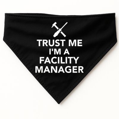 Trust Me I'm A Facility Manager USA-Made Doggie Bandana