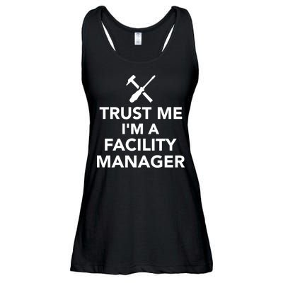 Trust Me I'm A Facility Manager Ladies Essential Flowy Tank